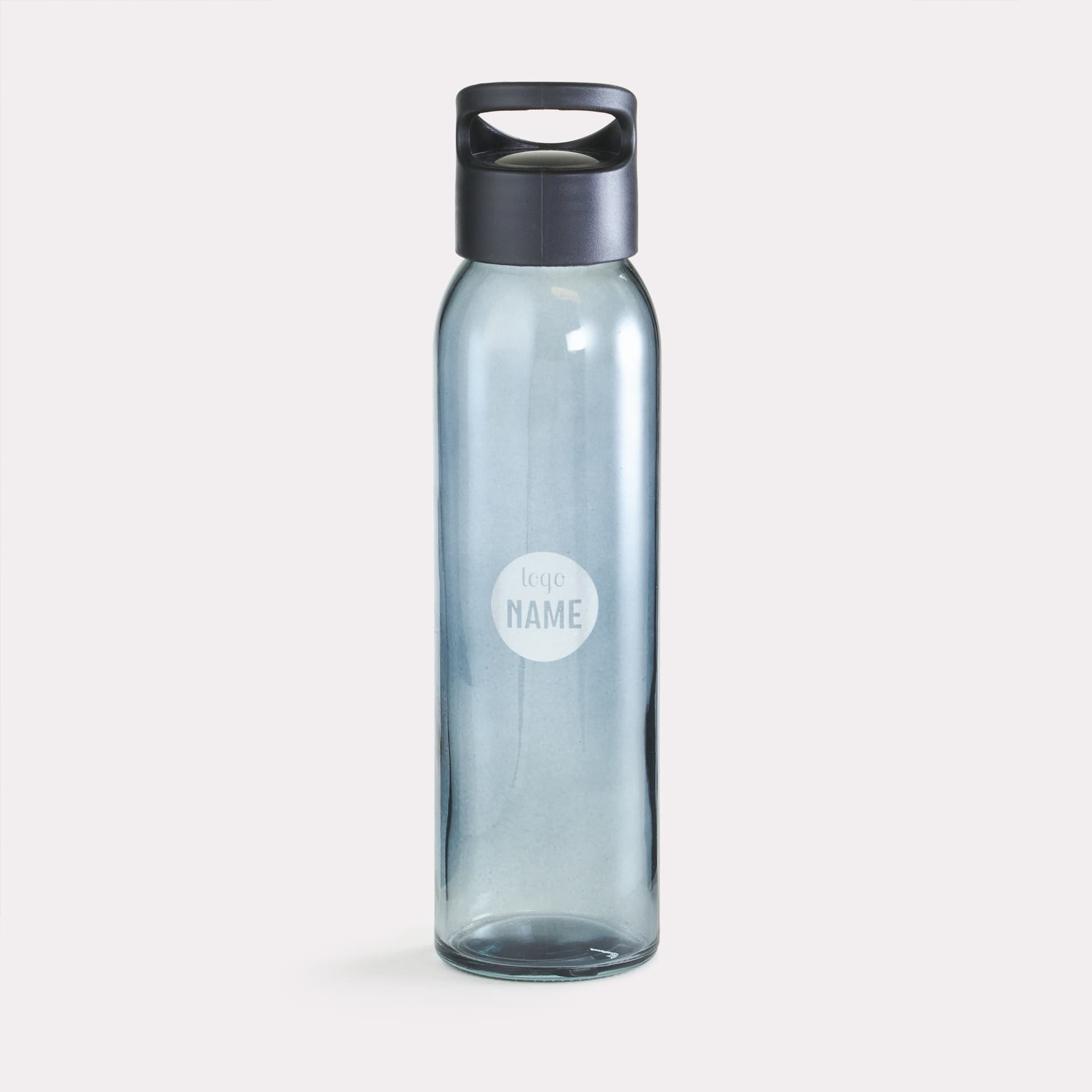 Trinkflasche Glas mit PP Deckel