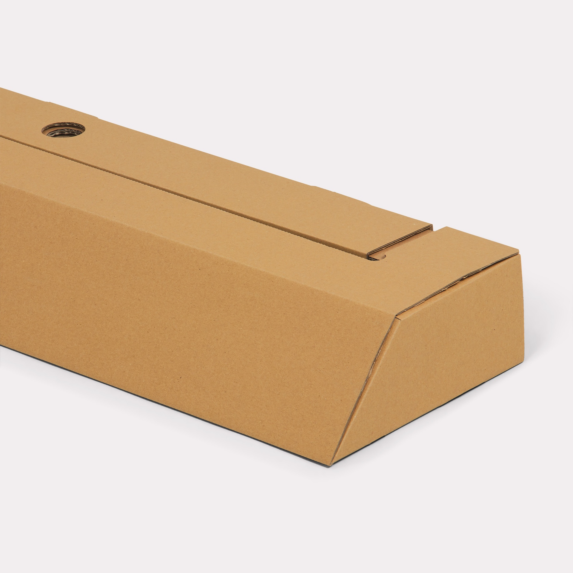 Cardboard roller banner type of cassette