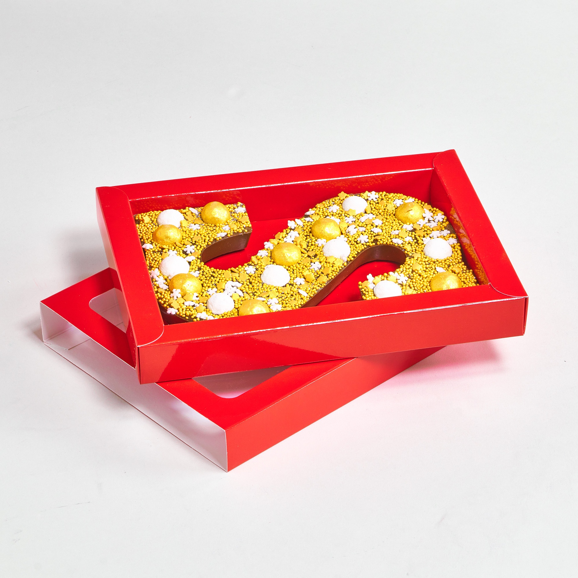 Chocoladeletter goud sint B