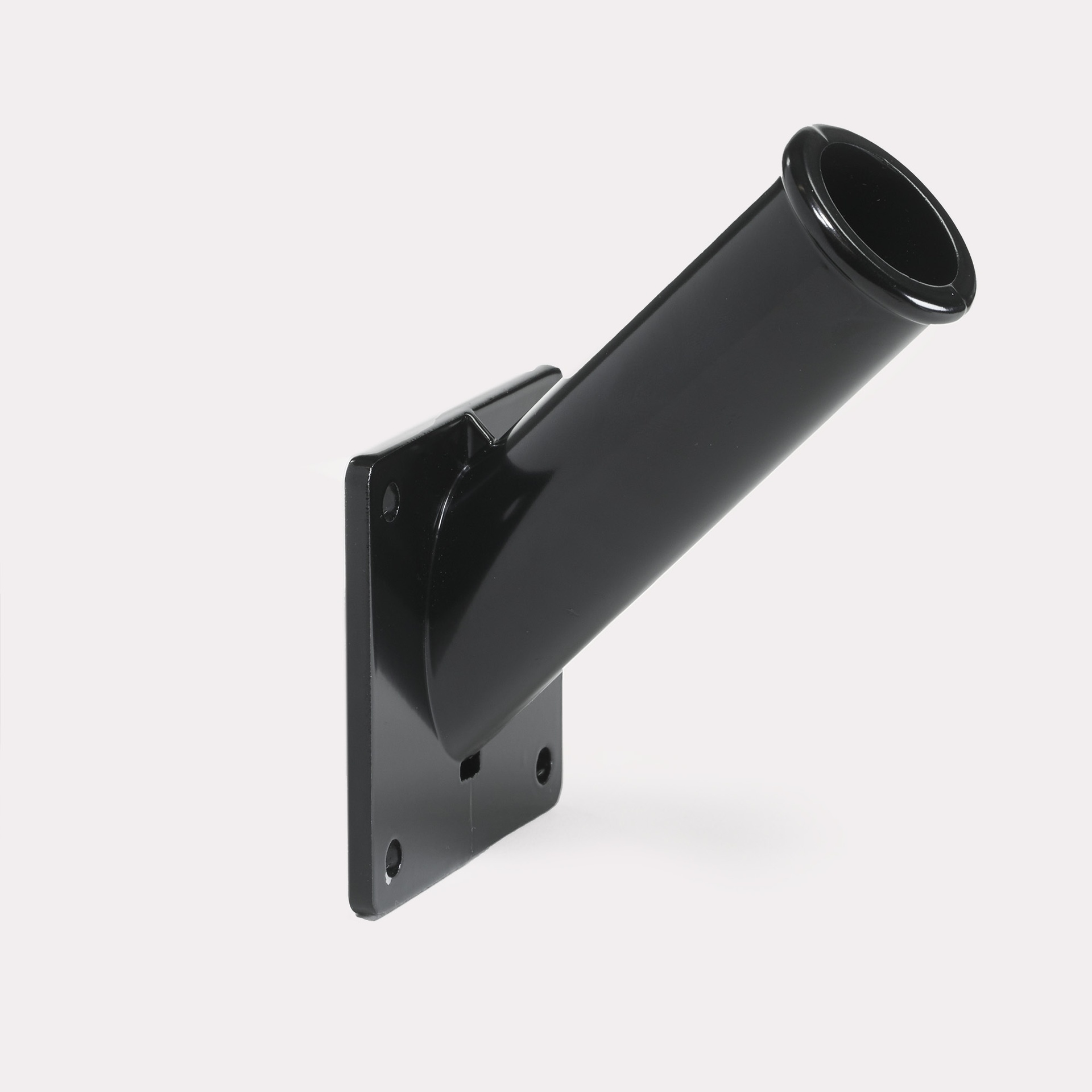 Facade pole holder black