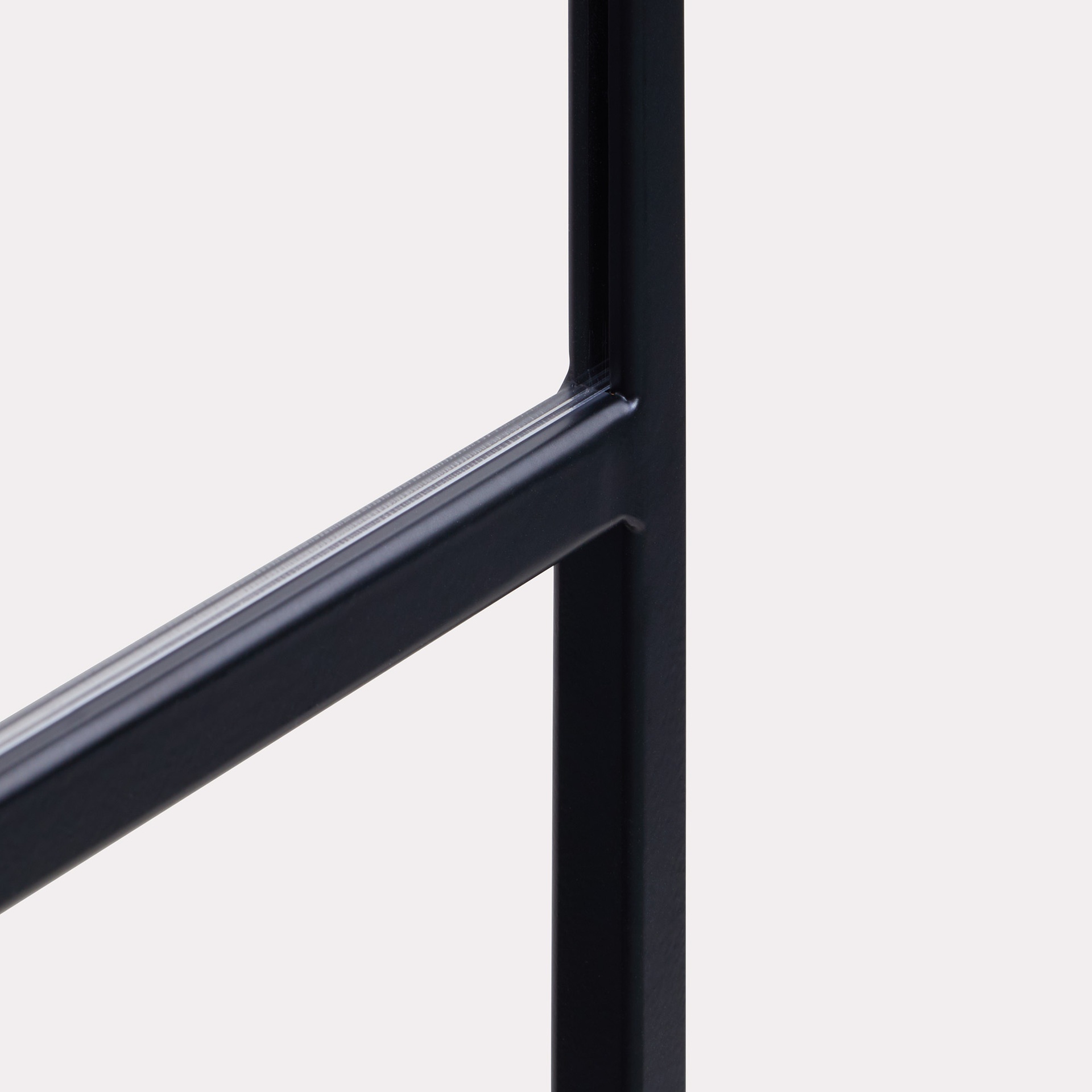Metal info stand detail 1A