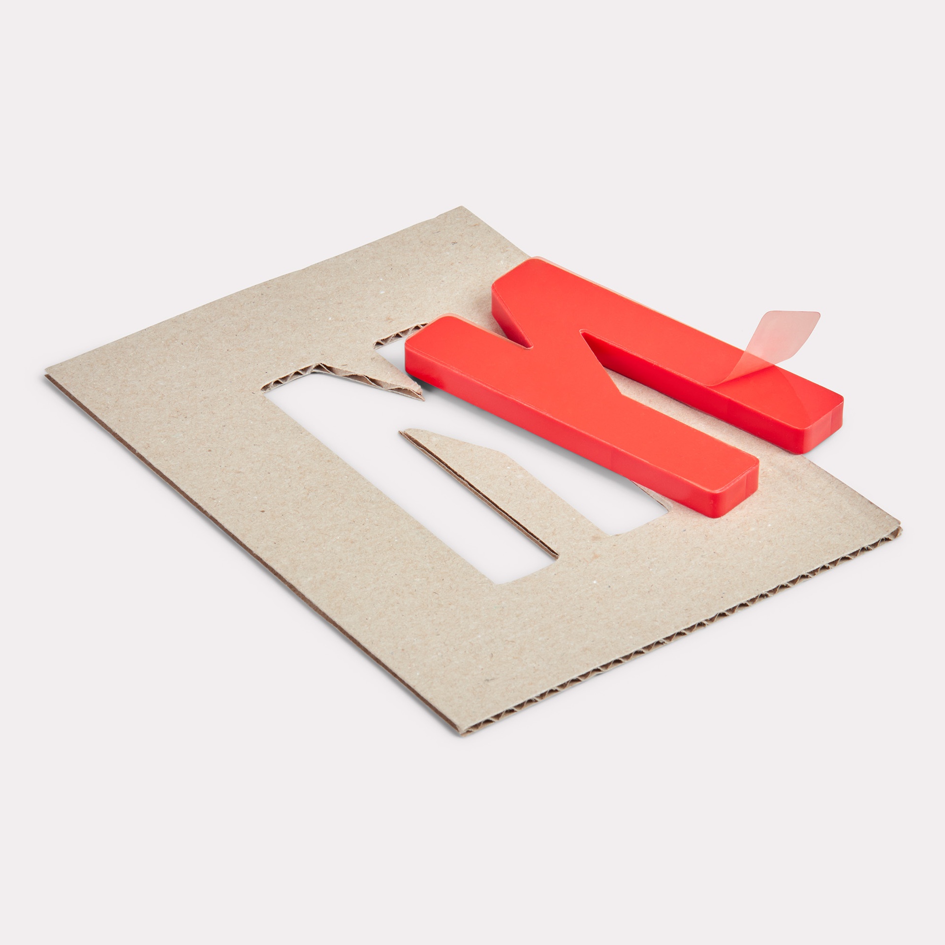 facade letters mold cardboard 3