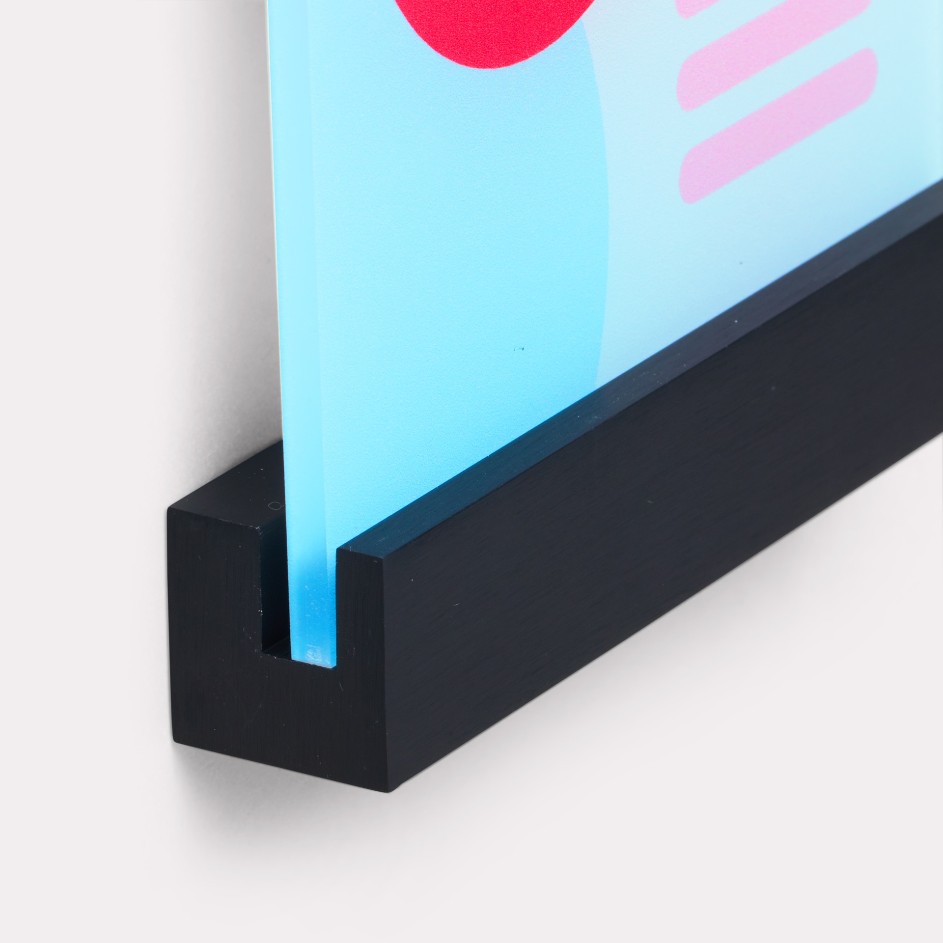 Sign Clamps Classic Black Wall S4