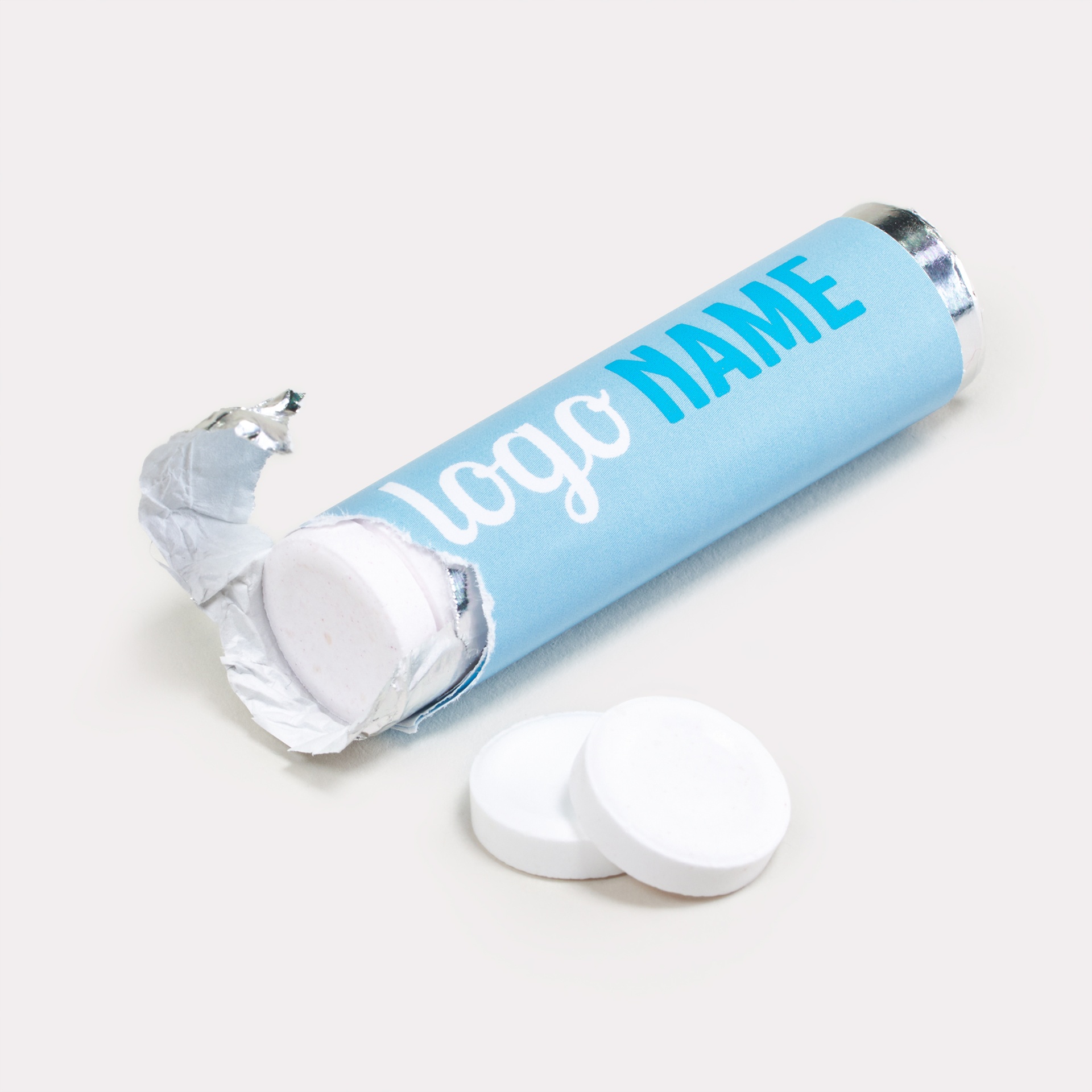 Peppermint promotion Blue rolls large 1
