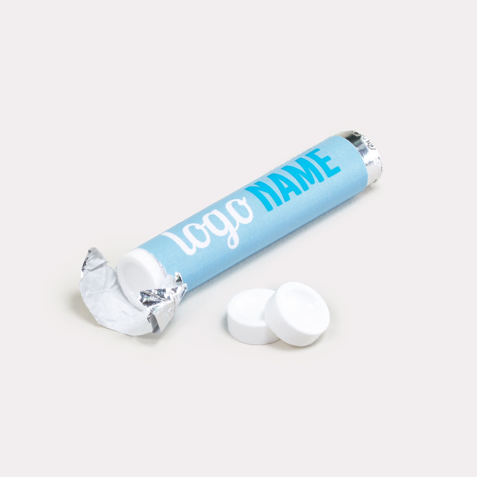 Peppermint promotion Blue rolls middle 2