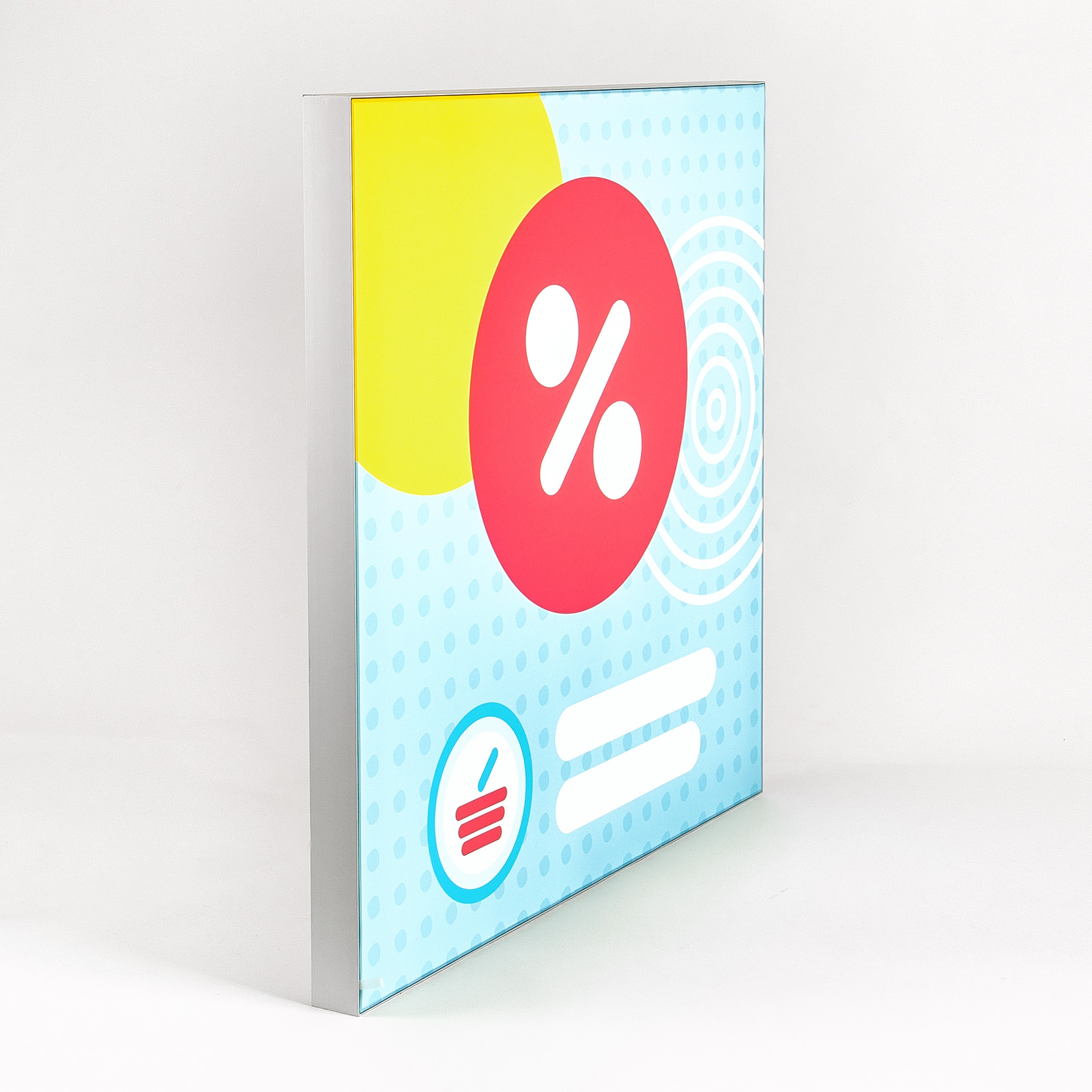 LED frame light background