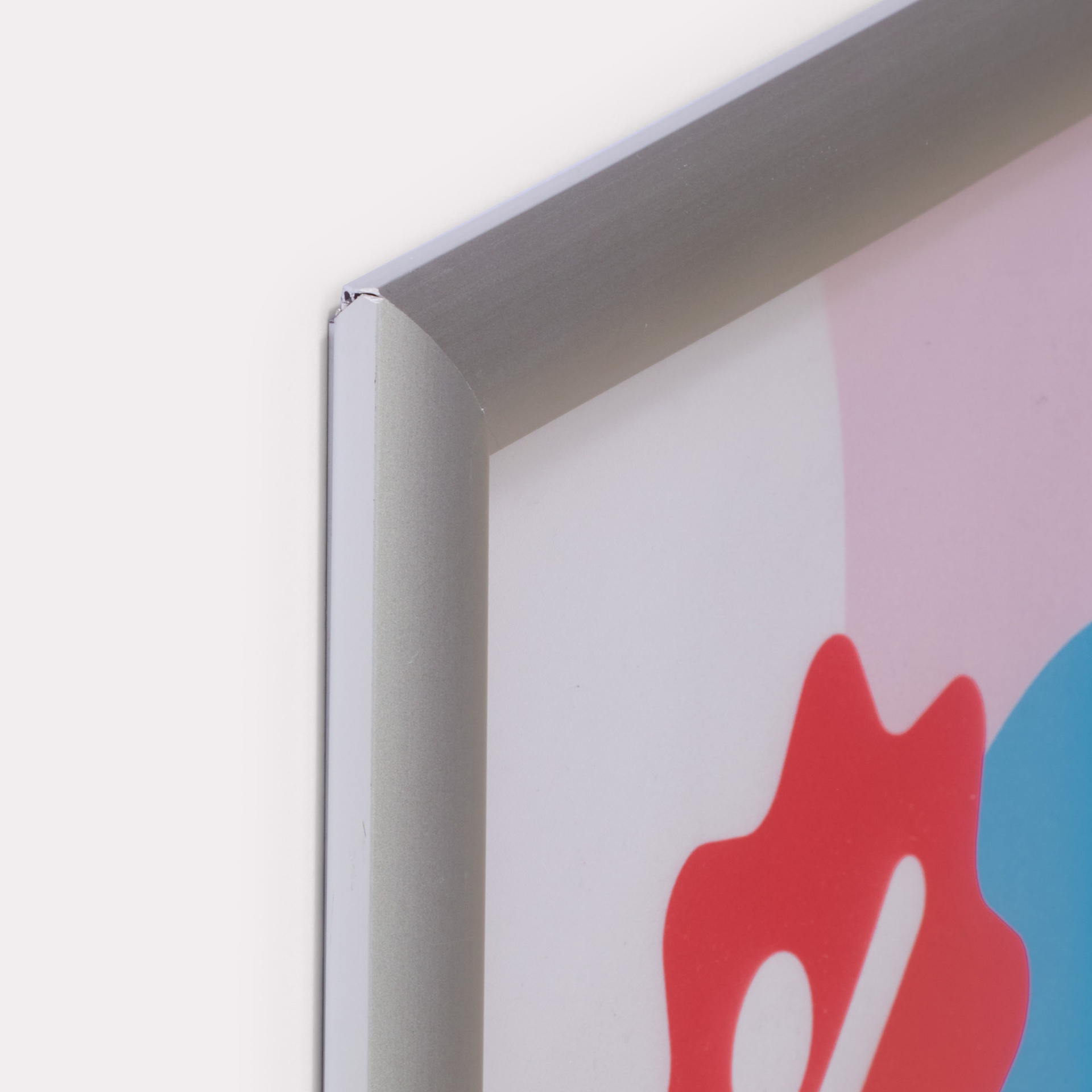 Click frames waterproof silver detail 1