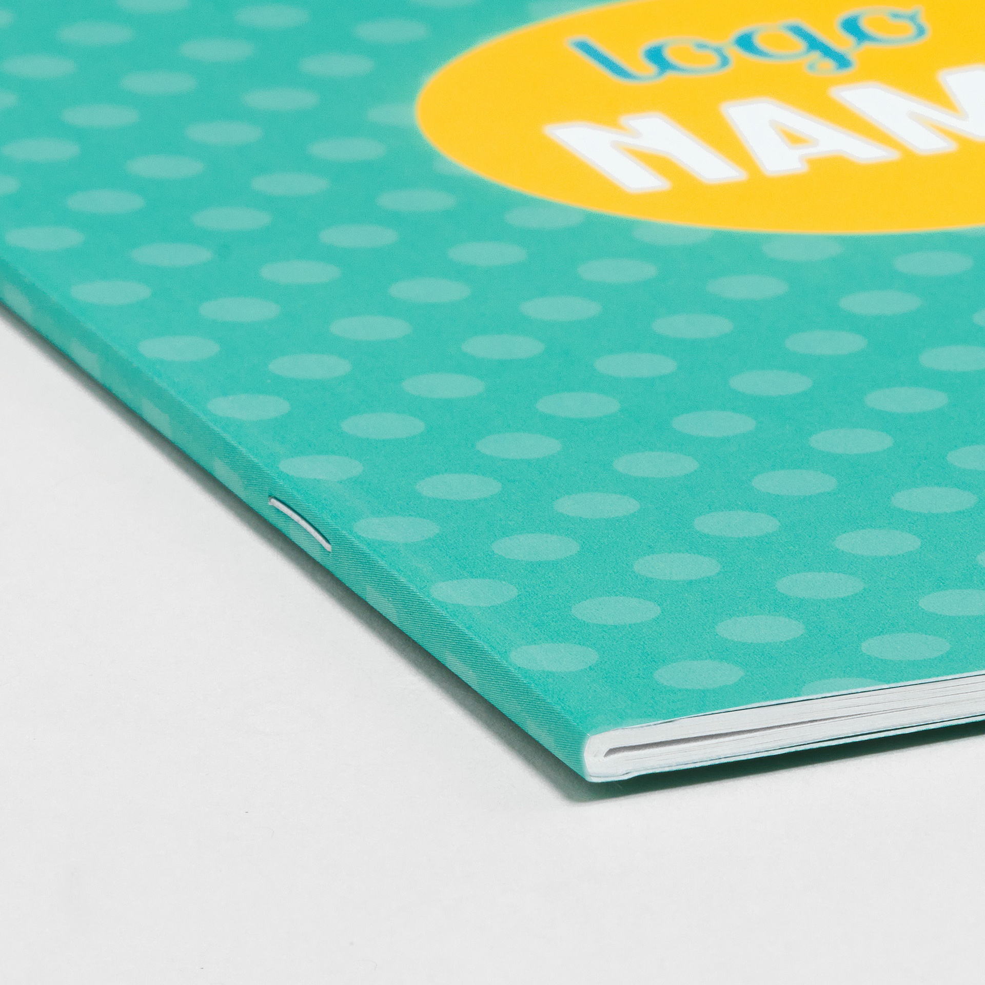 Brochures Magazines Square fold groen detail B