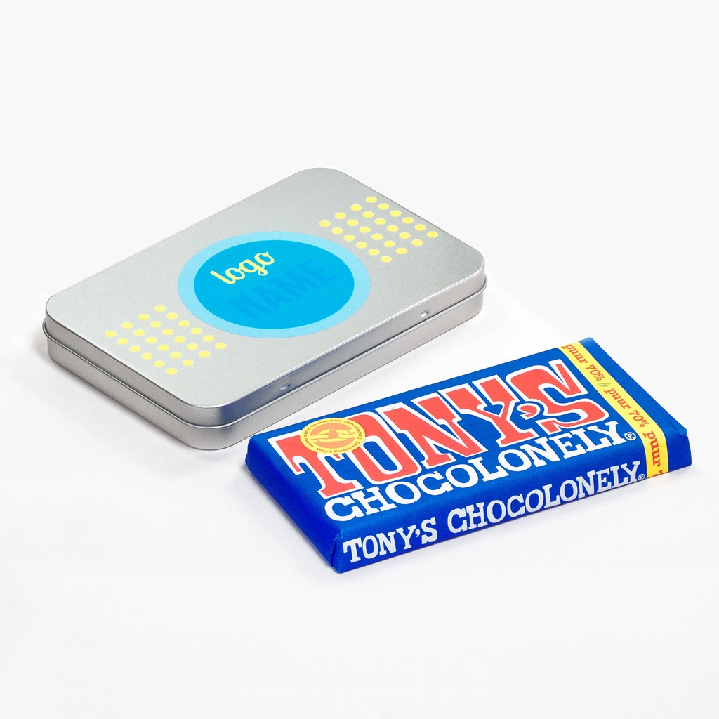 Aludose mit Tony Chocolonely groß
