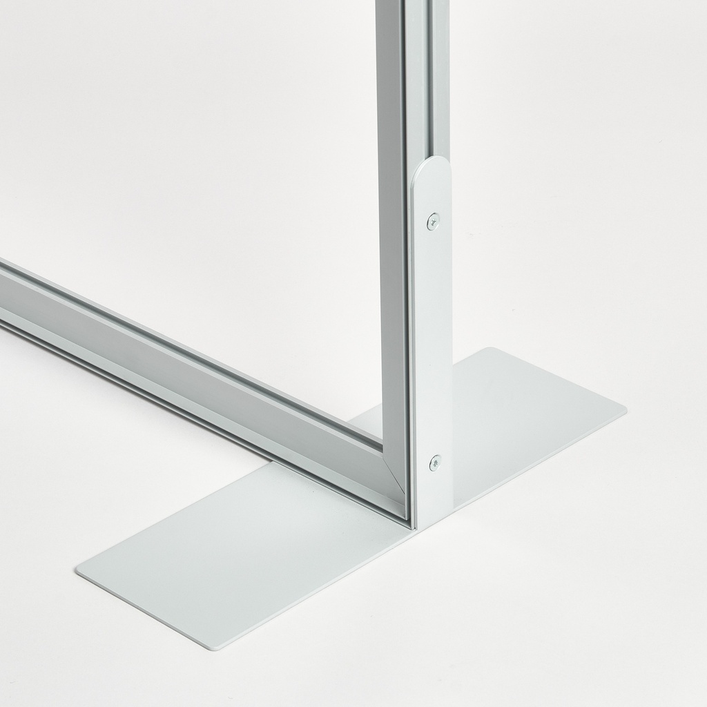 Seitliche Fußplatten für Textilrahmen
