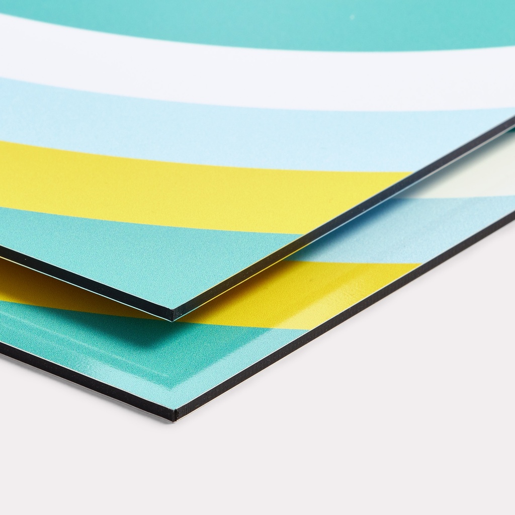 Dibond mit UV-Lack