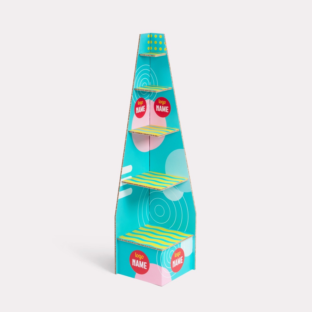 Eckregal Pyramide