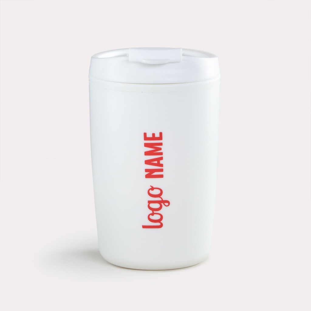 Becher mit flip deckel