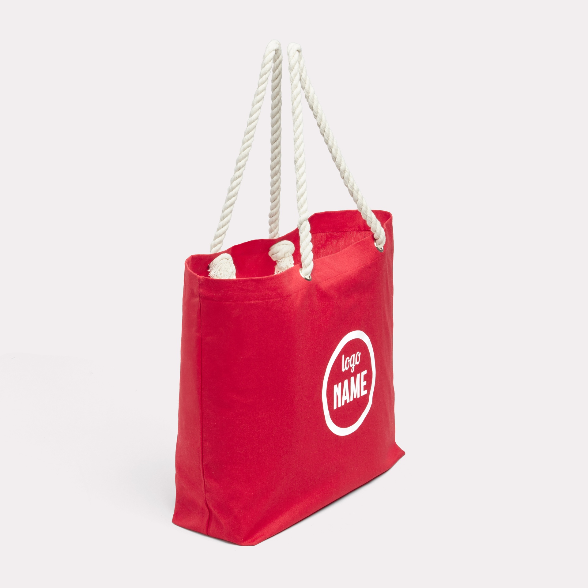 Strandtasche mit Kordelgriff