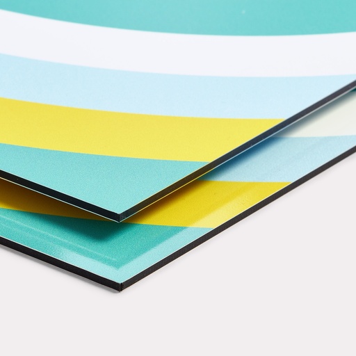 Dibond mit UV-Lack