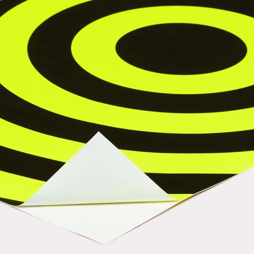 Fluoreszierender Aufkleber