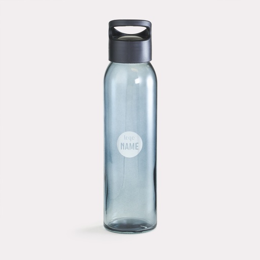 Trinkflasche Glas mit PP Deckel