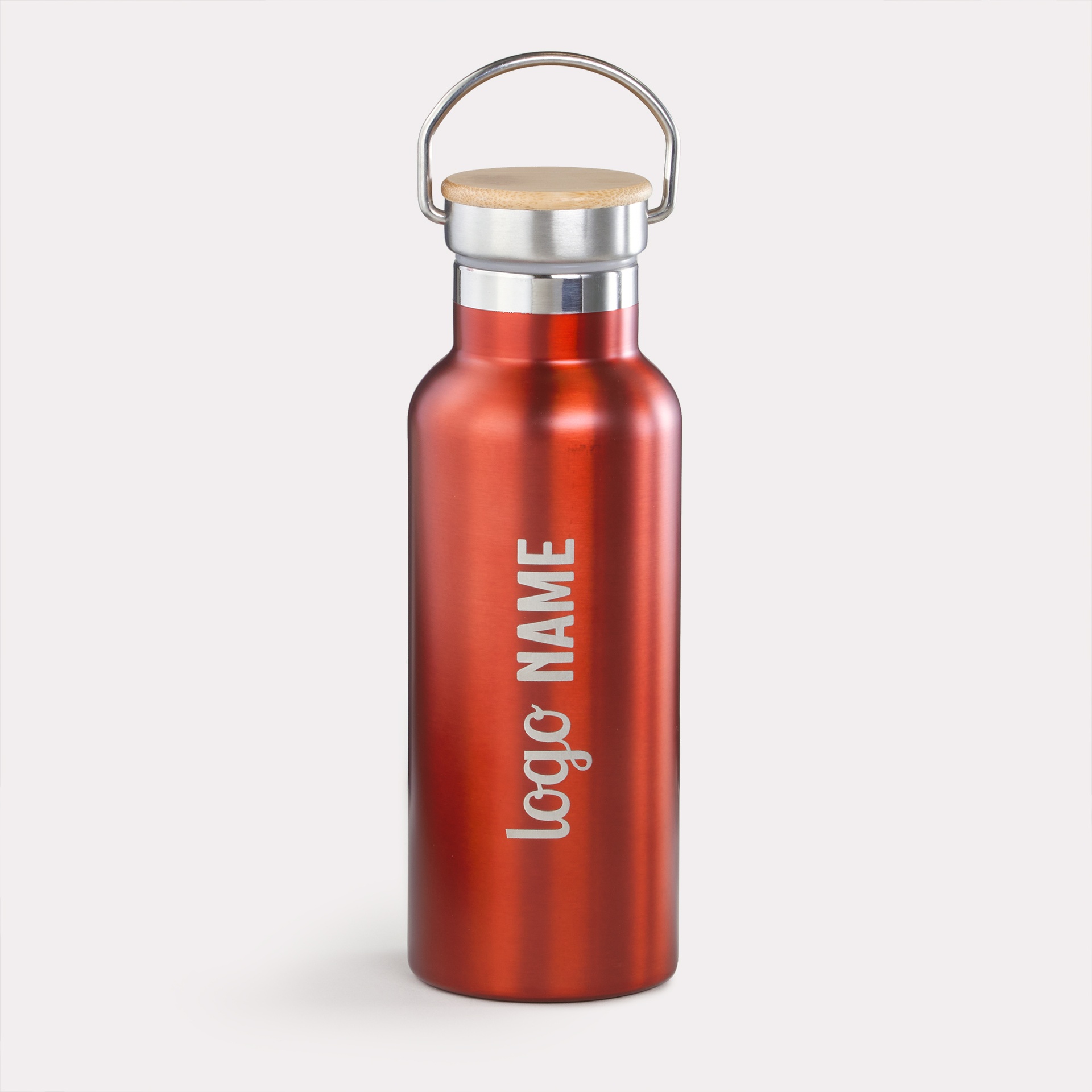 Doppelwandige Flasche mit Henkel