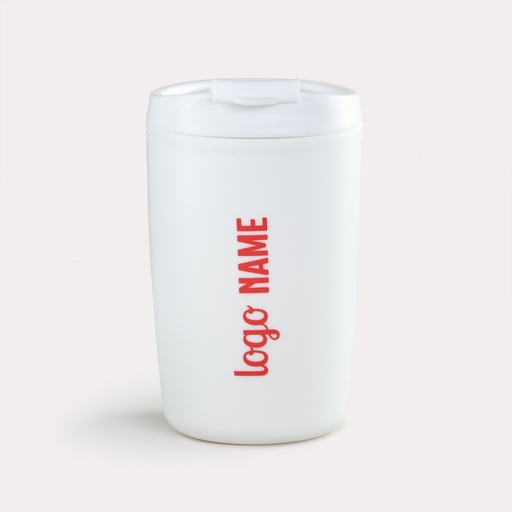 Becher mit flip deckel