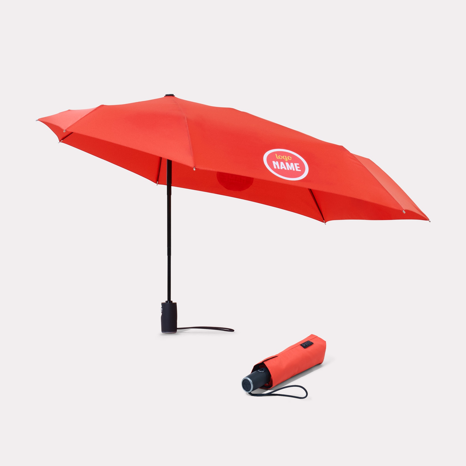 Eco Faltbarer Storm Regenschirm von Stormaxi, automatischer Öffnungs- und Schließmechanismus, Windproof, 90 cm